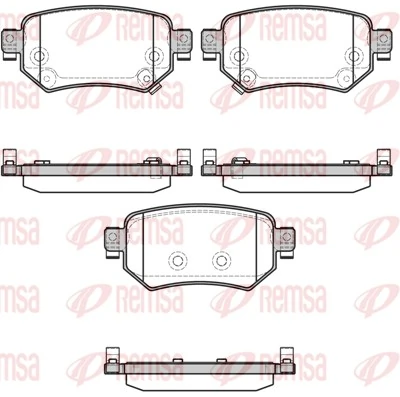Brake Pad Set, disc brake 1682.02