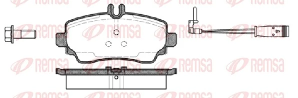 Brake Pad Set, disc brake 0650.22