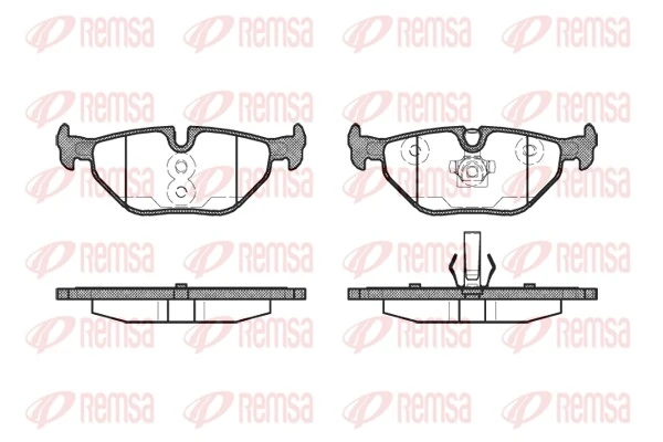 Brake Pad Set, disc brake 0265.40