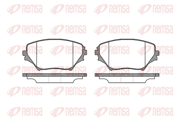 Brake Pad Set, disc brake 0813.00