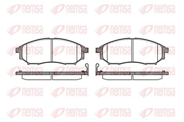 Brake Pad Set, disc brake 0852.14
