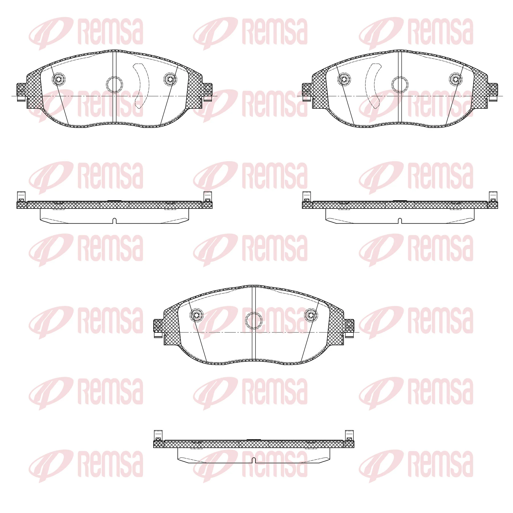 Brake Pad Set, disc brake 1470.10