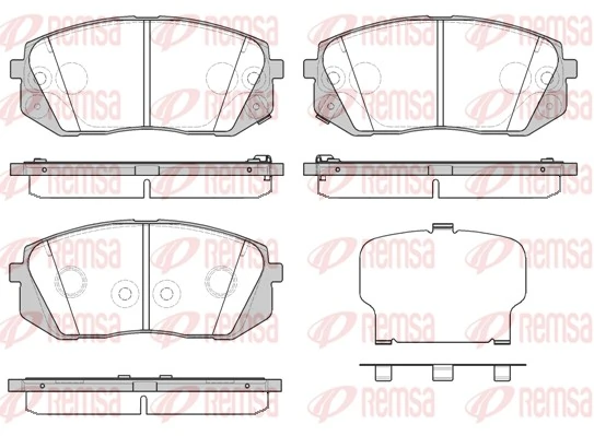 Brake Pad Set, disc brake 1302.52
