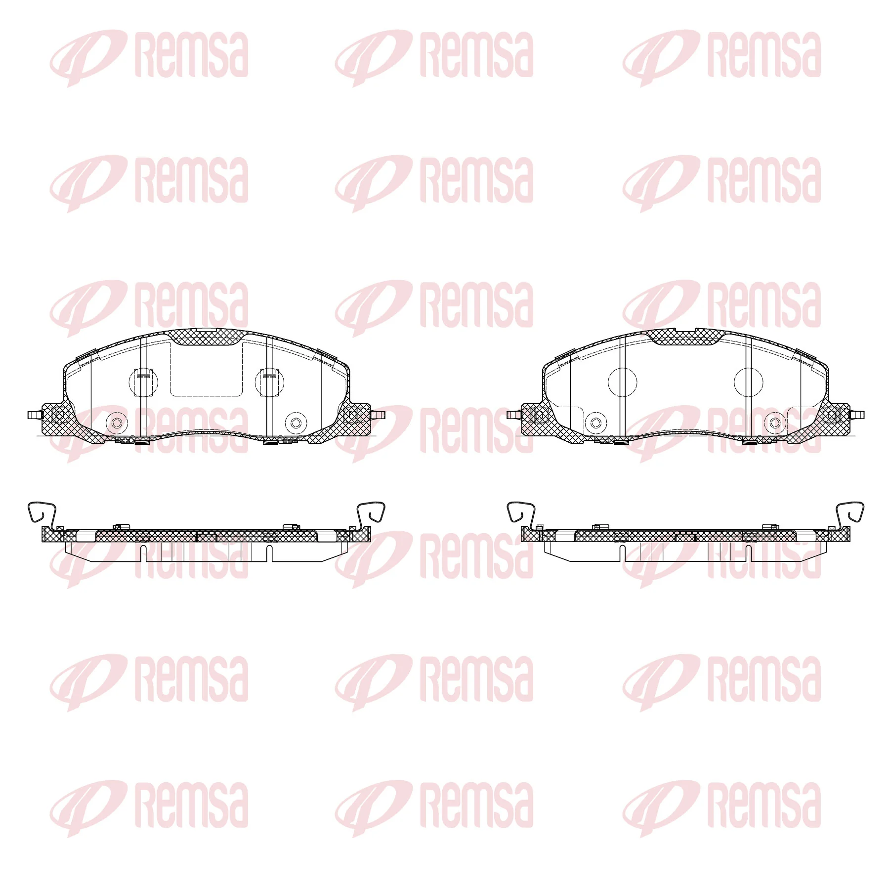 Brake Pad Set, disc brake 1904.08