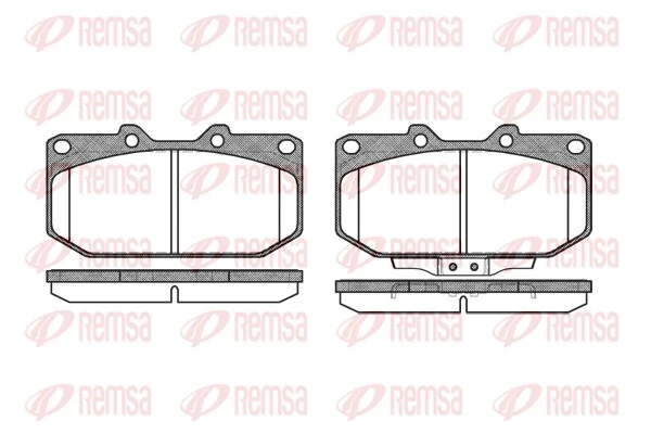 Brake Pad Set, disc brake 0348.02