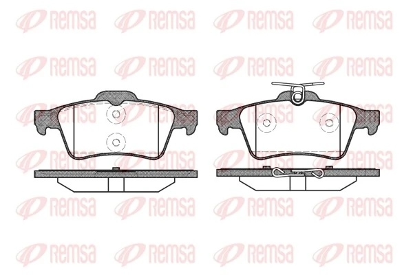 Brake Pad Set, disc brake 0842.20