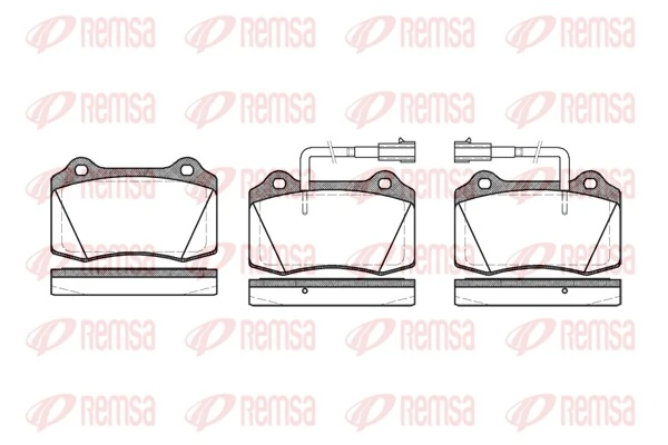 Brake Pad Set, disc brake 0434.32