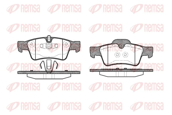 Brake Pad Set, disc brake 0991.10