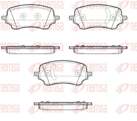 Brake Pad Set, disc brake 1885.00
