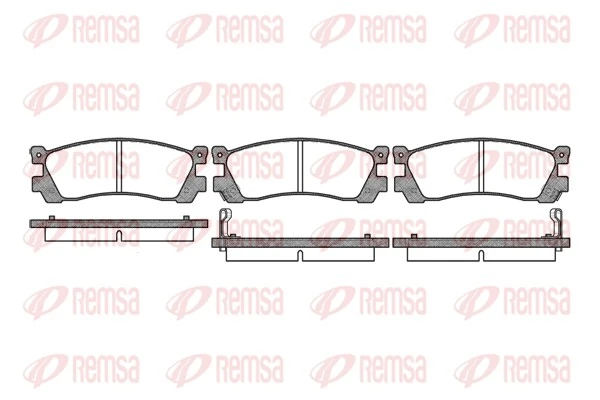 Brake Pad Set, disc brake 0399.12