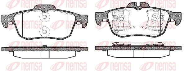 Brake Pad Set, disc brake 0842.60