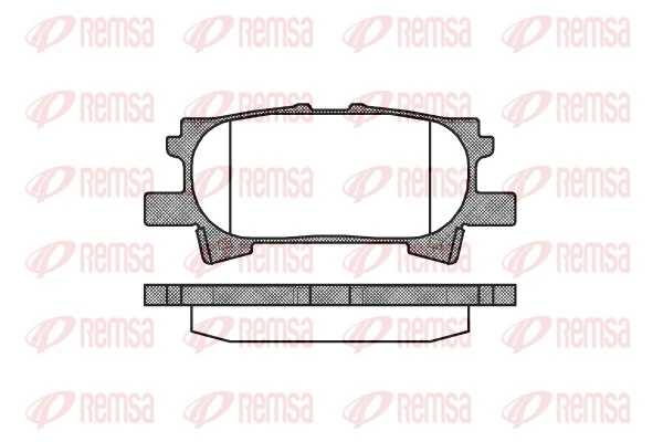 Brake Pad Set, disc brake 1040.00