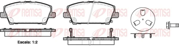 Brake Pad Set, disc brake 1205.02