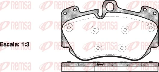Brake Pad Set, disc brake 1140.10