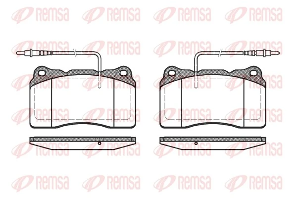 Brake Pad Set, disc brake 0666.14
