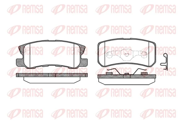 Brake Pad Set, disc brake 0803.02