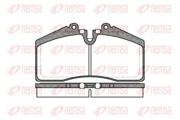 Brake Pad Set, disc brake 0288.00