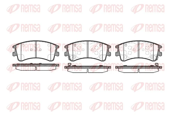 Brake Pad Set, disc brake 0970.02