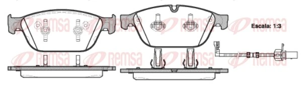 Brake Pad Set, disc brake 1443.02