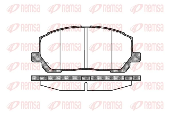 Brake Pad Set, disc brake 0855.00