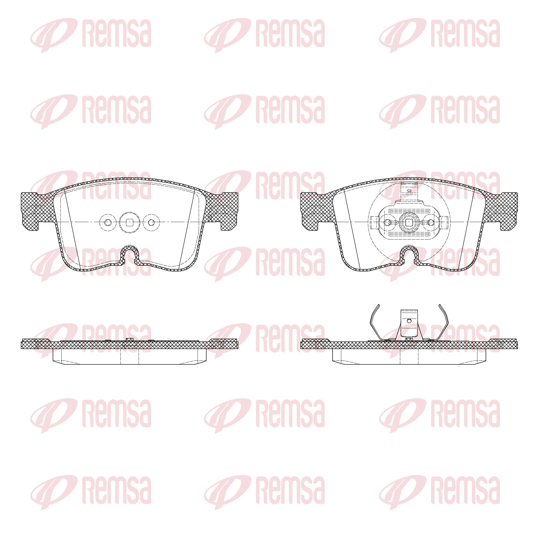 Brake Pad Set, disc brake X2026.00