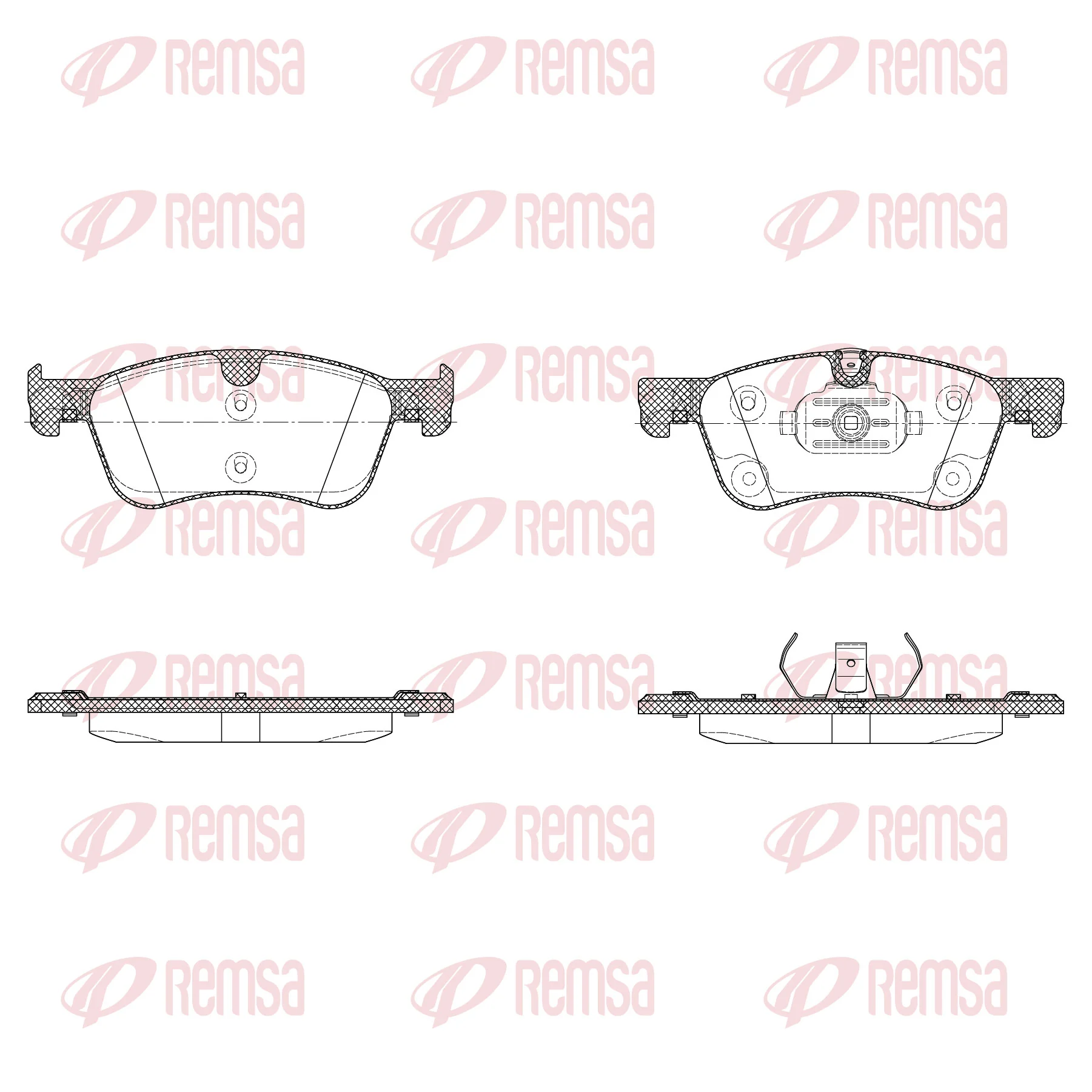 Brake Pad Set, disc brake 1986.10