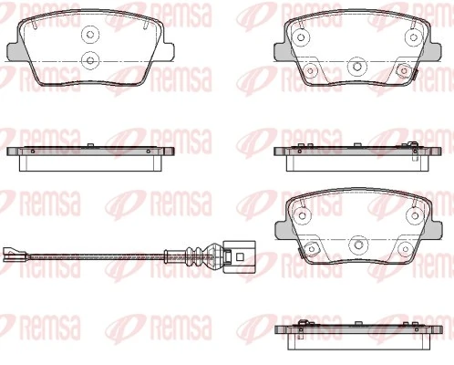 Brake Pad Set, disc brake 1901.02
