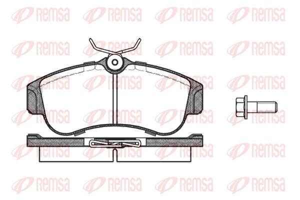 Brake Pad Set, disc brake 0320.00