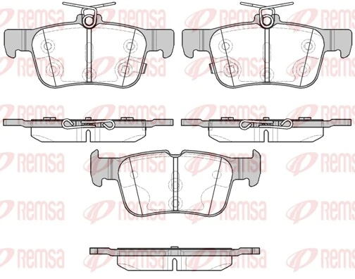 Brake Pad Set, disc brake 1551.12