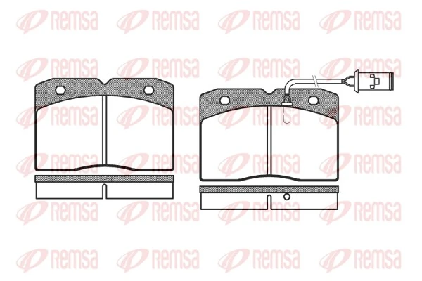 Brake Pad Set, disc brake 0211.22
