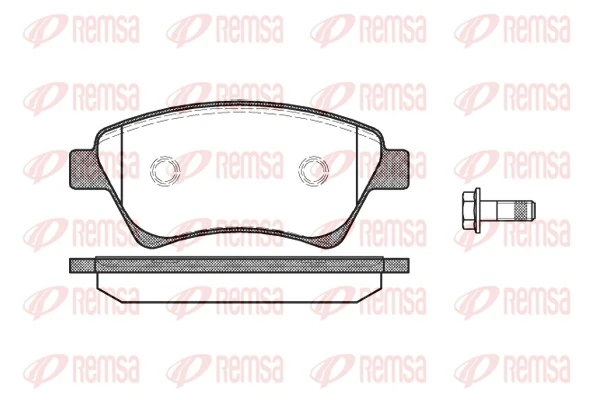 Brake Pad Set, disc brake 0976.00