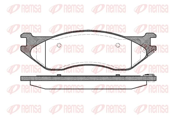 Brake Pad Set, disc brake 0887.04