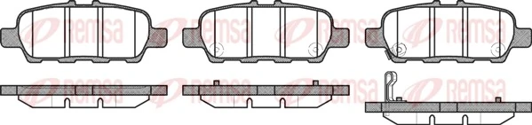Brake Pad Set, disc brake 0876.31