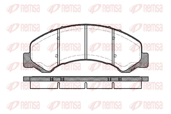 Brake Pad Set, disc brake 0763.00
