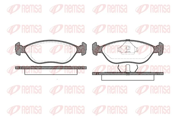 Brake Pad Set, disc brake 0444.00