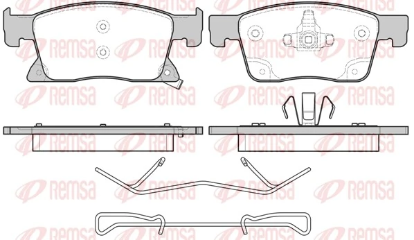 Brake Pad Set, disc brake 1679.02
