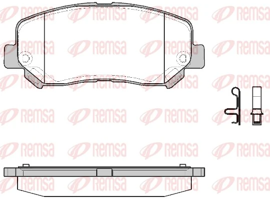 Brake Pad Set, disc brake 1513.22
