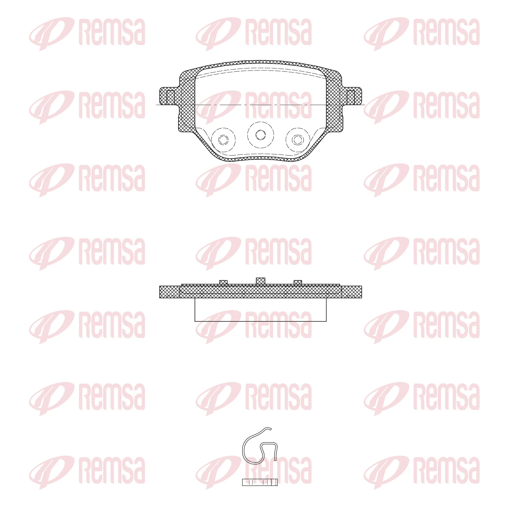 Brake Pad Set, disc brake 1905.00