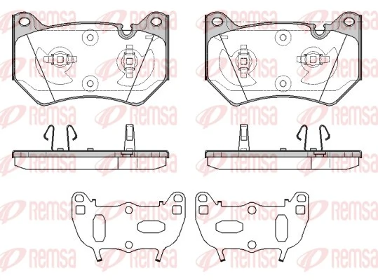 Brake Pad Set, disc brake 1839.10
