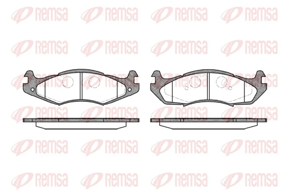 Brake Pad Set, disc brake 0463.00