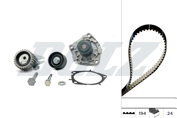 Water Pump & Timing Belt Kit KD109