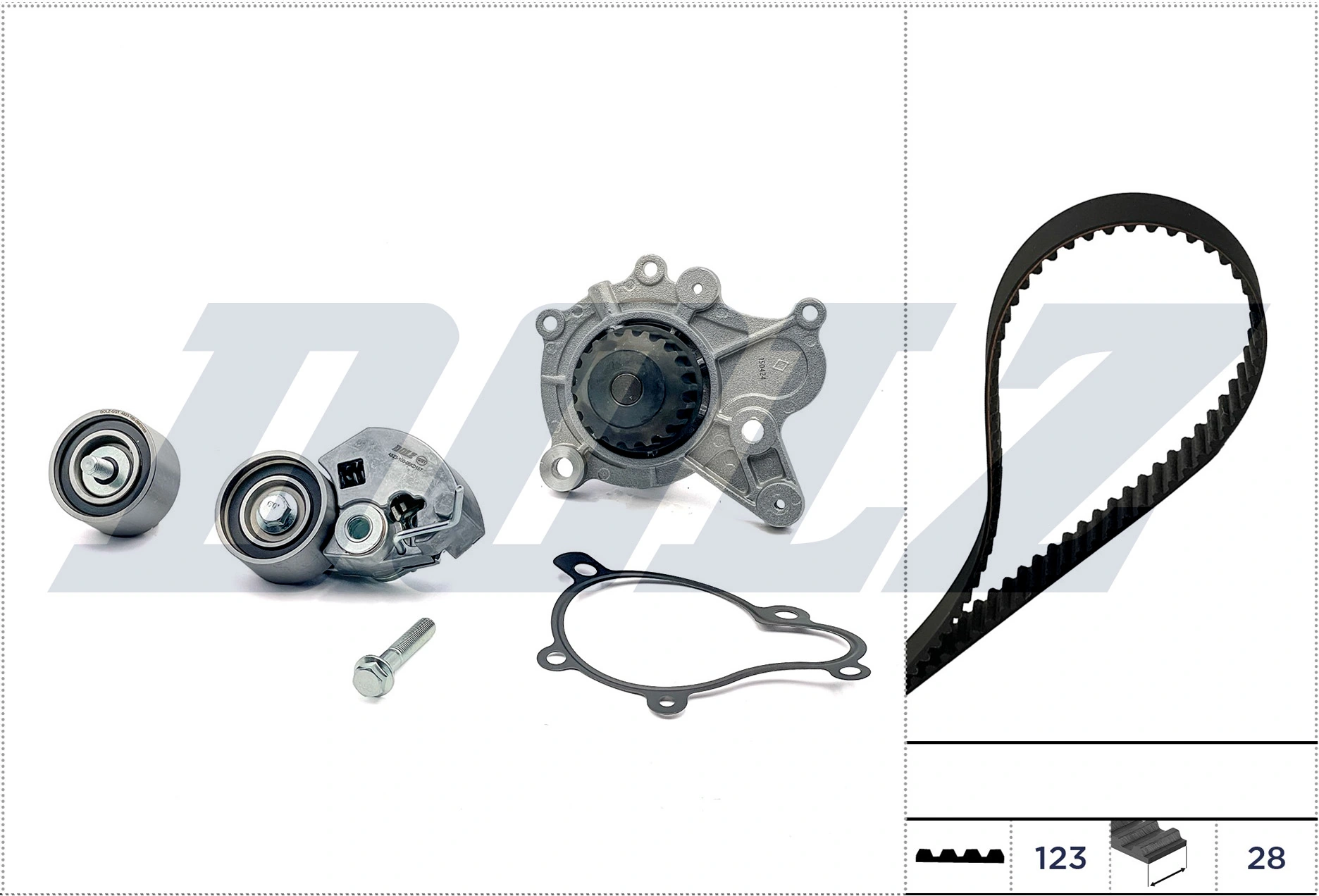 Water Pump & Timing Belt Kit KD172