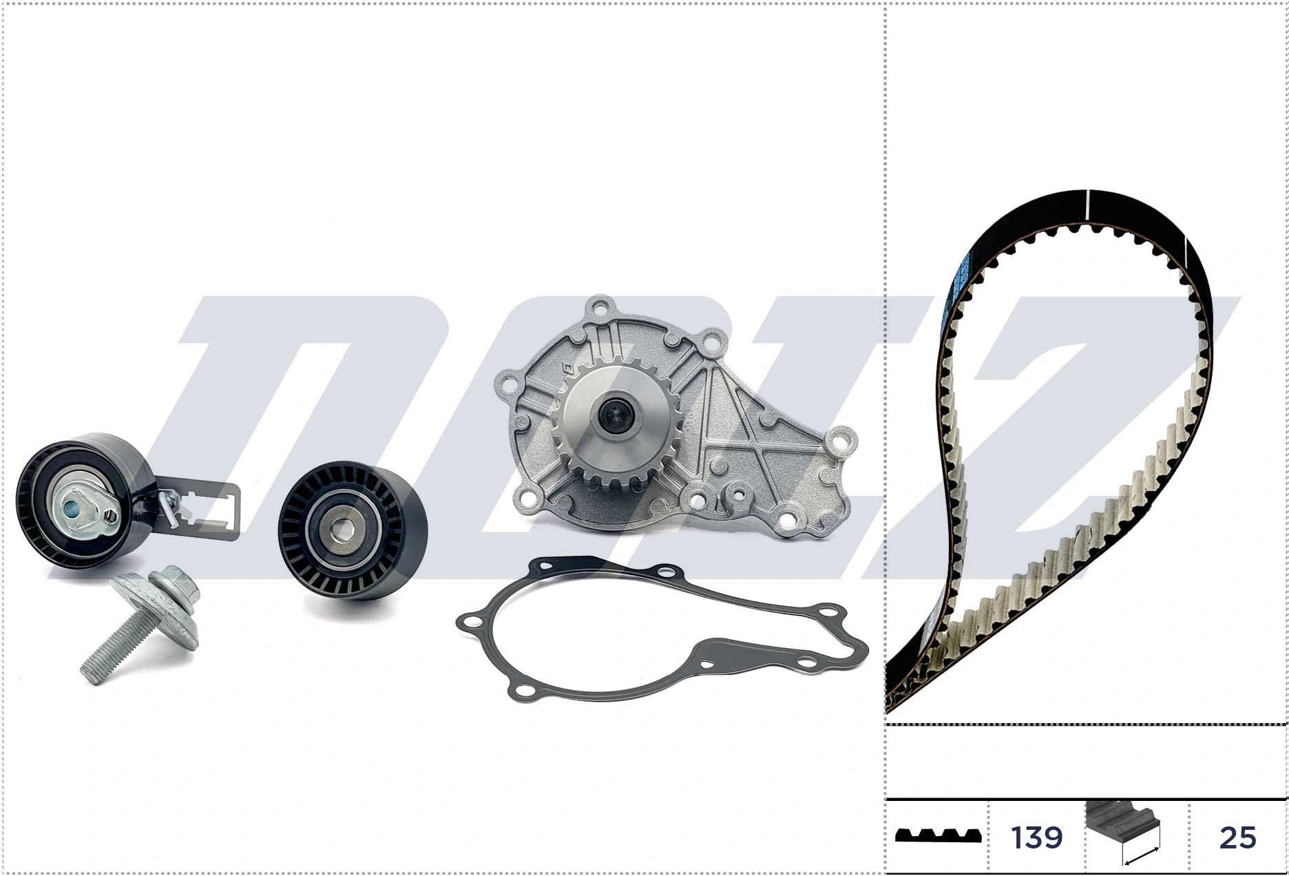 Water Pump & Timing Belt Kit KD160