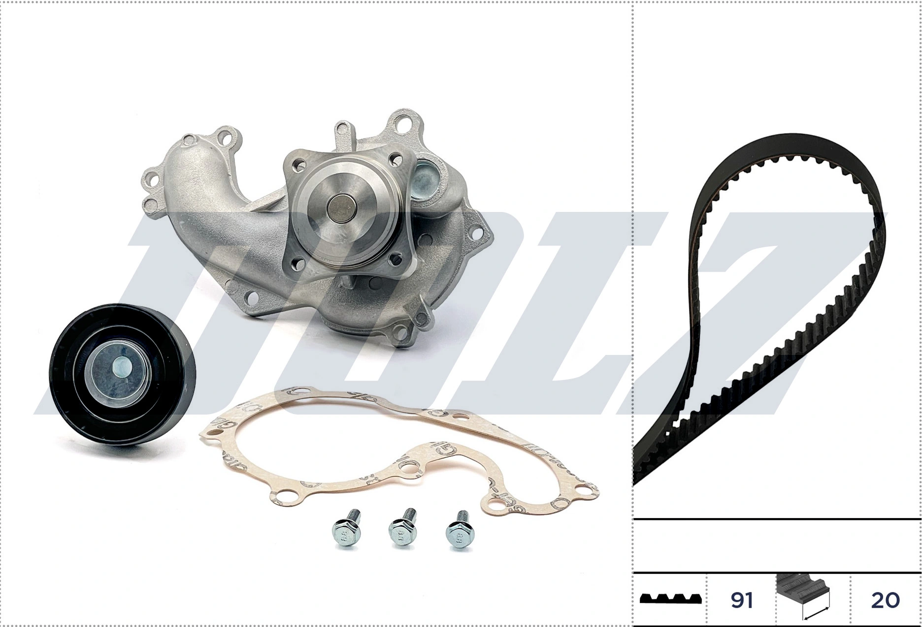 Water Pump & Timing Belt Kit KD123