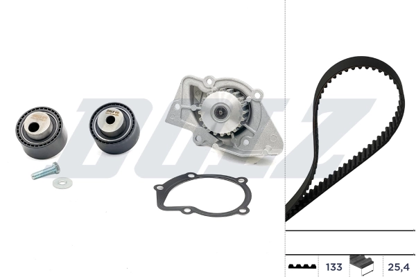 Water Pump & Timing Belt Kit KD072
