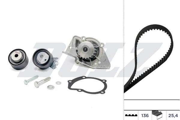 Water Pump & Timing Belt Kit KD071