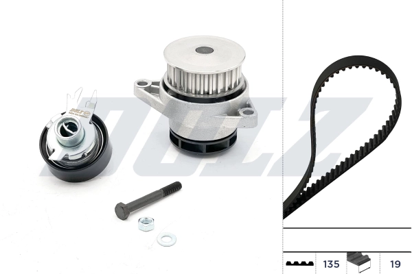 Water Pump & Timing Belt Kit KD031