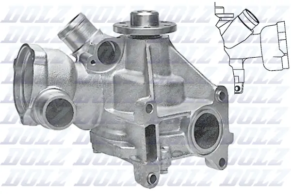 Water Pump, engine cooling M174