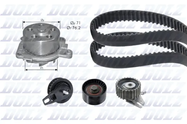 Water Pump & Timing Belt Kit KD181