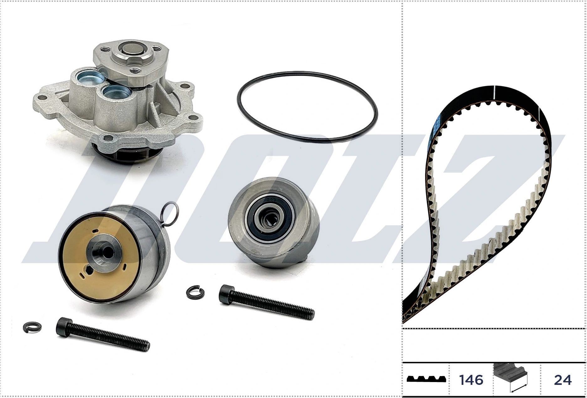 Water Pump & Timing Belt Kit KD162